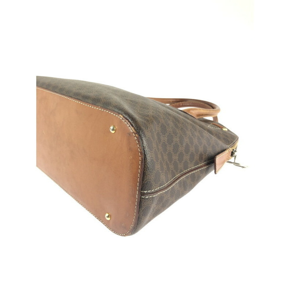 Celine Macadam Pattern Handbag Tote Bag Brown - image 6